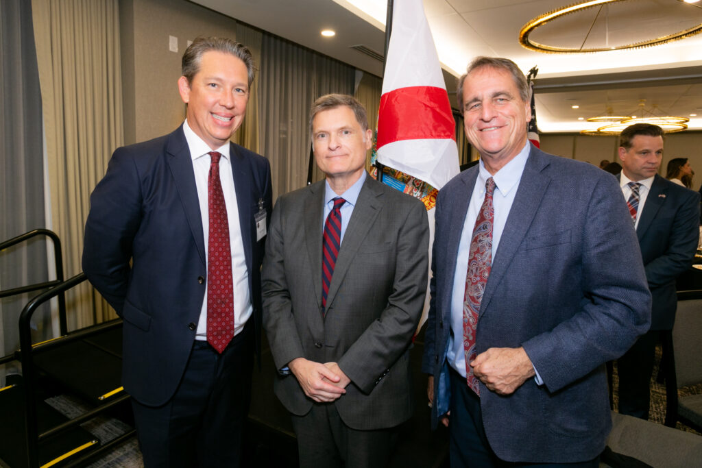St. Thomas More Society of South Florida, President David Braun, Florida Supreme Court Chief Justice Carlos G. Muniz and J...